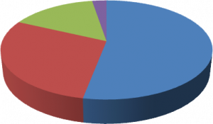 A Pie Chart- symbolic of a budget.