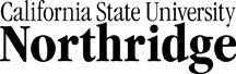 The Official Logo of California State University Northridge